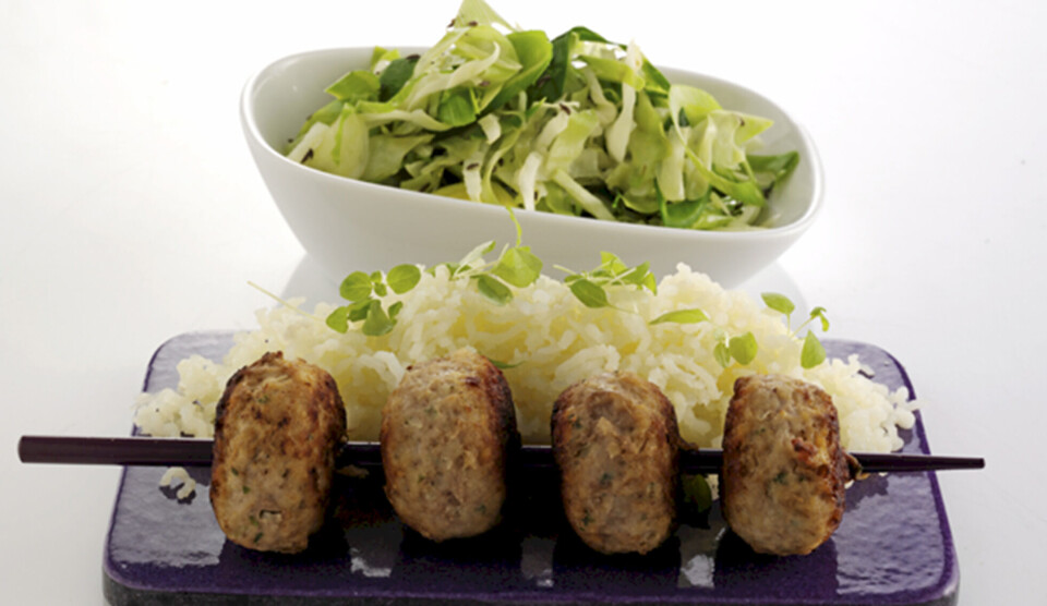Opskrift på små frikadeller