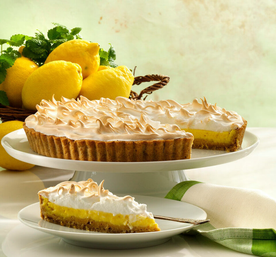 Skøn citrontærte med marengs