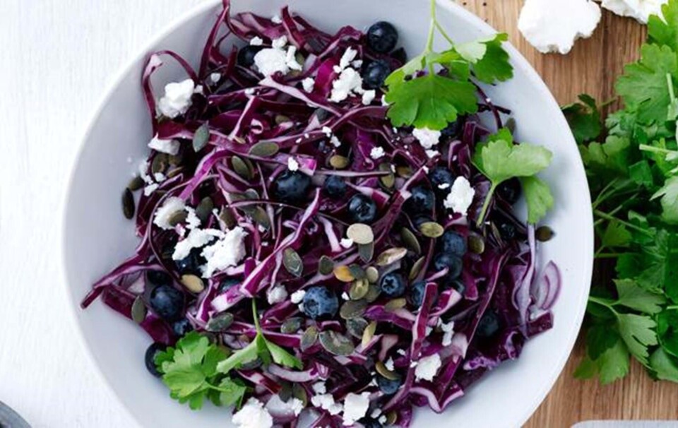 rødkålssalat med feta
