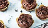 Oreomuffins med chokoladecreme