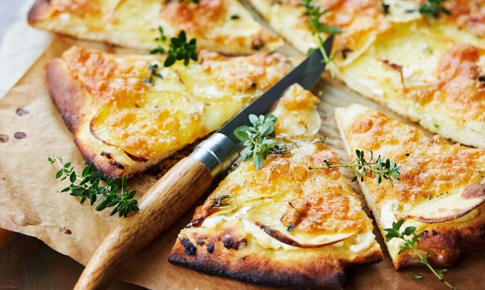 Nem kartoffelpizza
