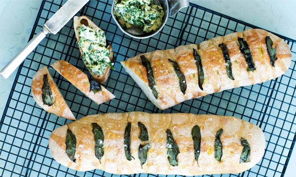 Baguettes med salvie