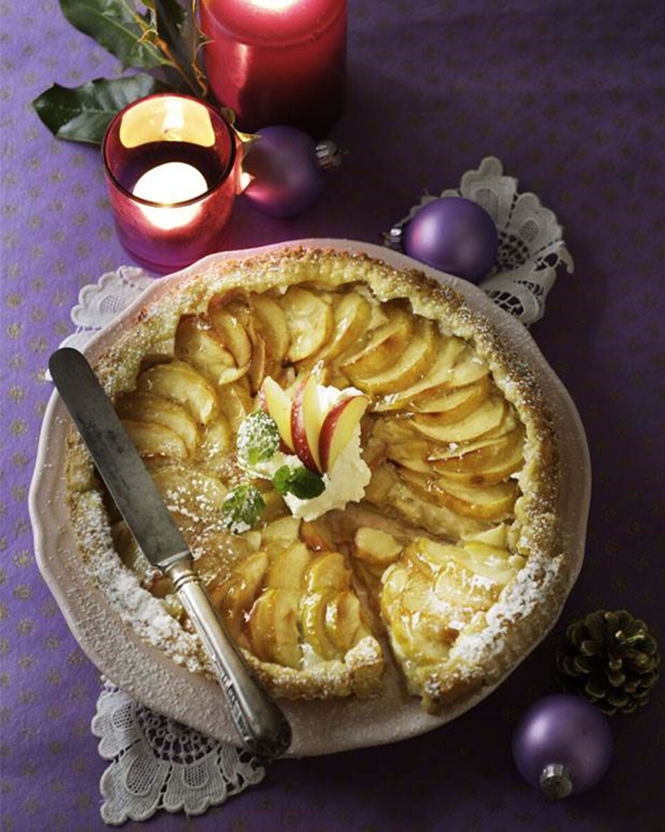 Marcipanæbletærte