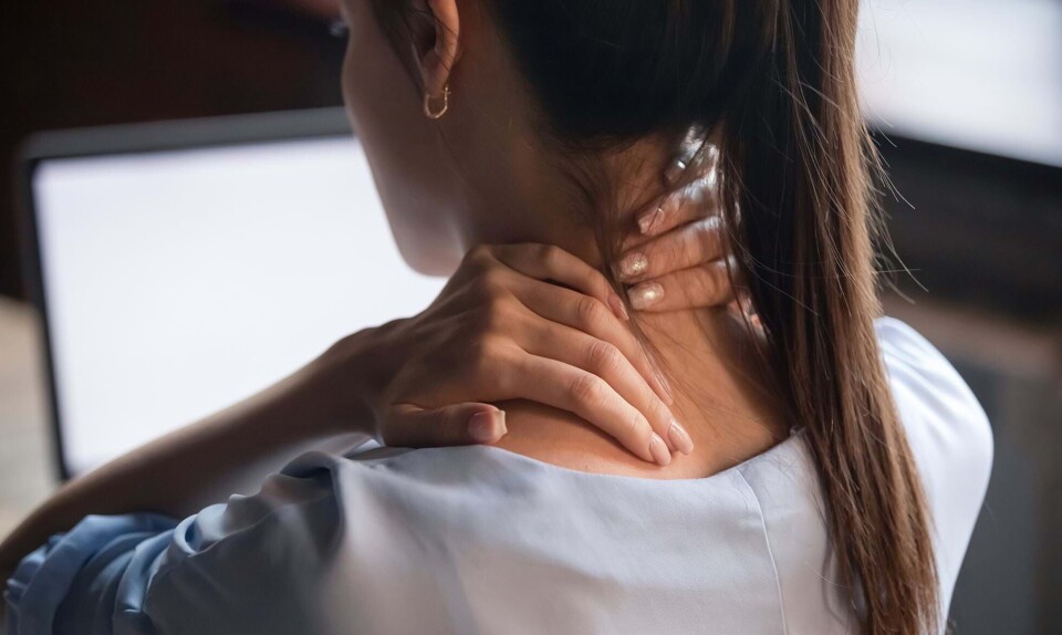 kvinde med fibromyalgi