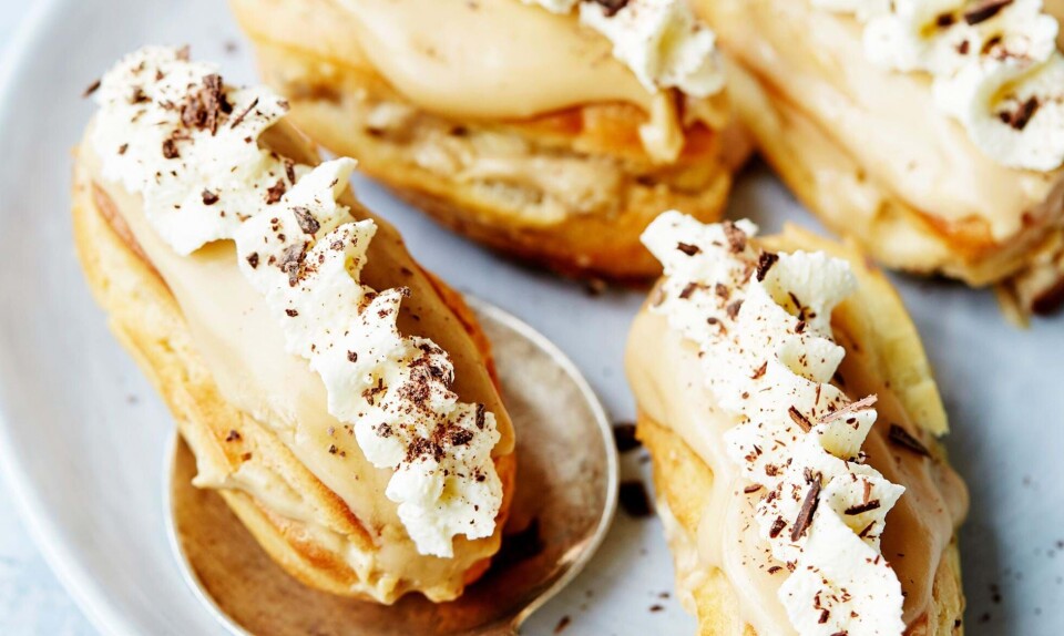 Eclairs med mokka