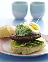 Burger med æg