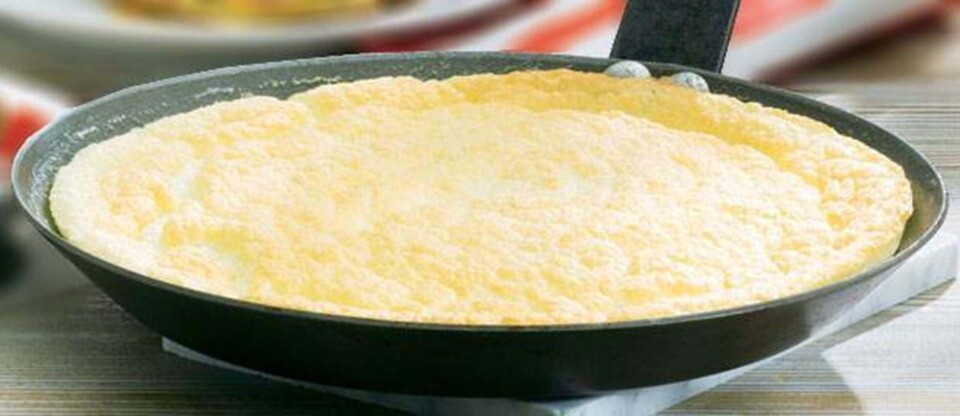 Tyk omelet med ost