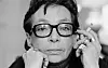 Portræt af Marguerite Duras