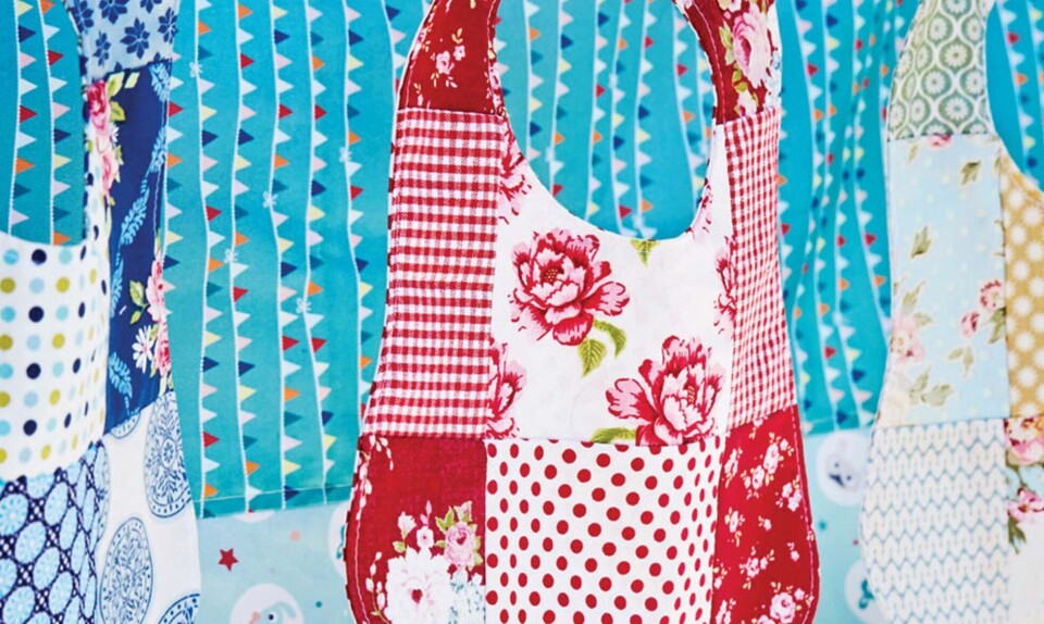 Fin hagesmæk i patchwork