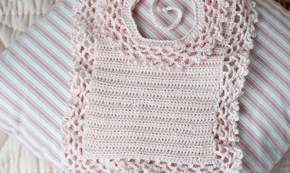 Hækl selv: Lys rosa hagesmæk