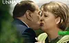 Merkel og Berlusconi kysser i ny Benetton-kampagne