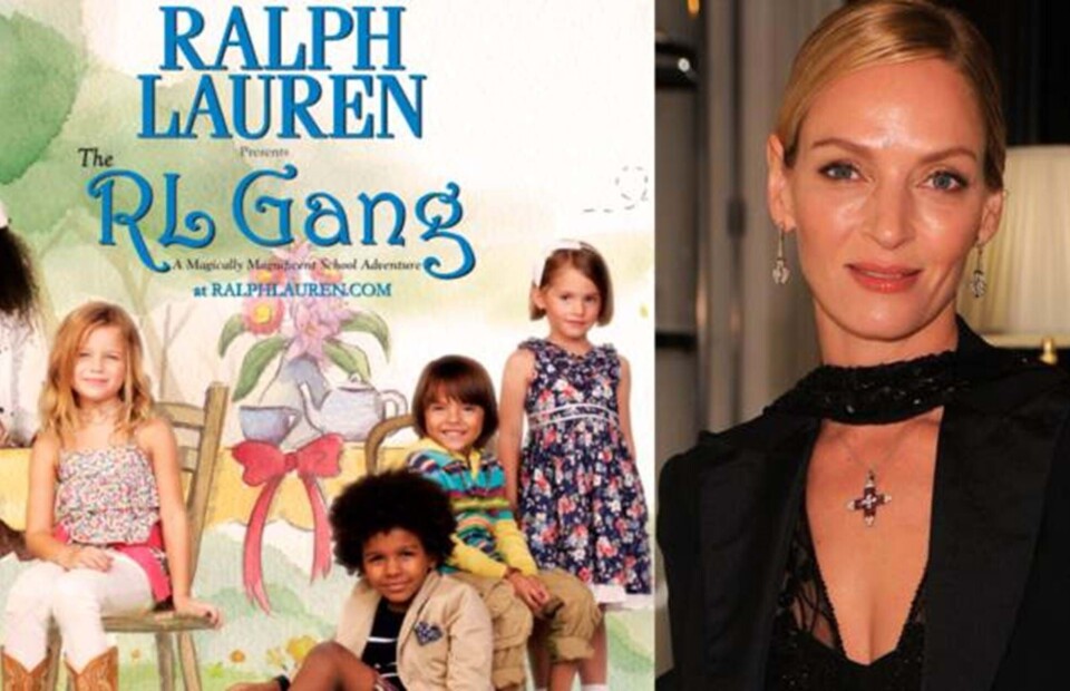 Shop børnetøj med Uma Thurman