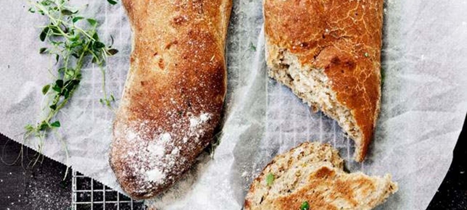 Gulerodsflute med frisk timian