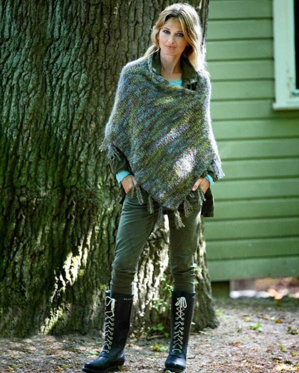 Strik selv: Nem poncho for begynderen