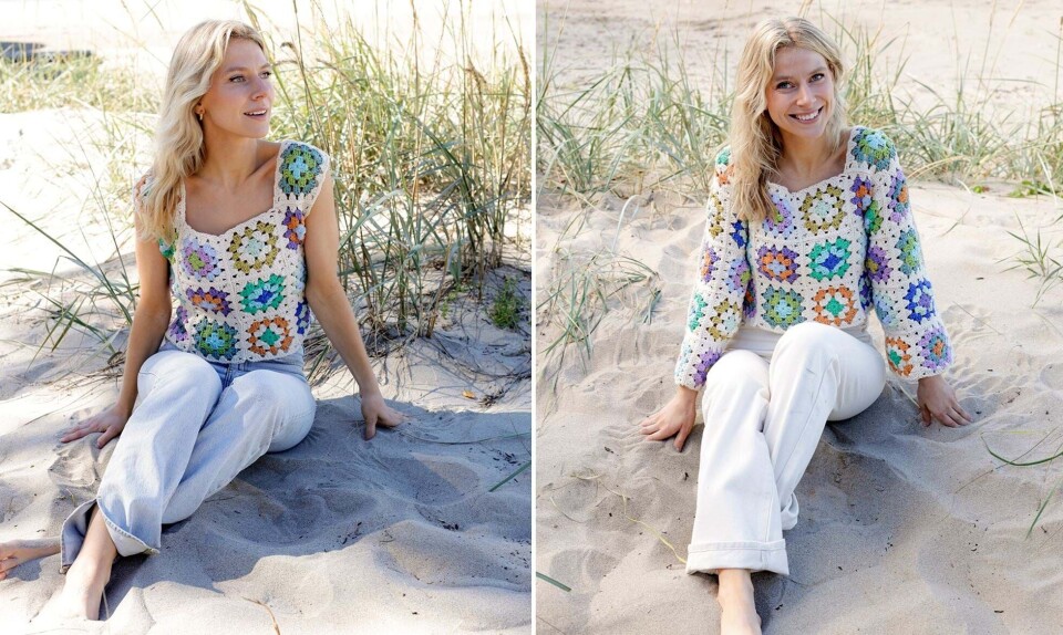 top og bluse i ruder