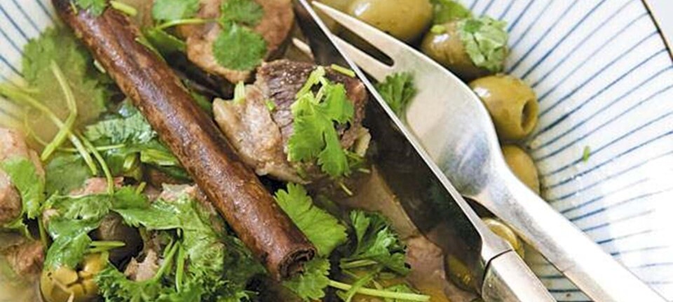 Marokkansk lammeret med oliven og citron