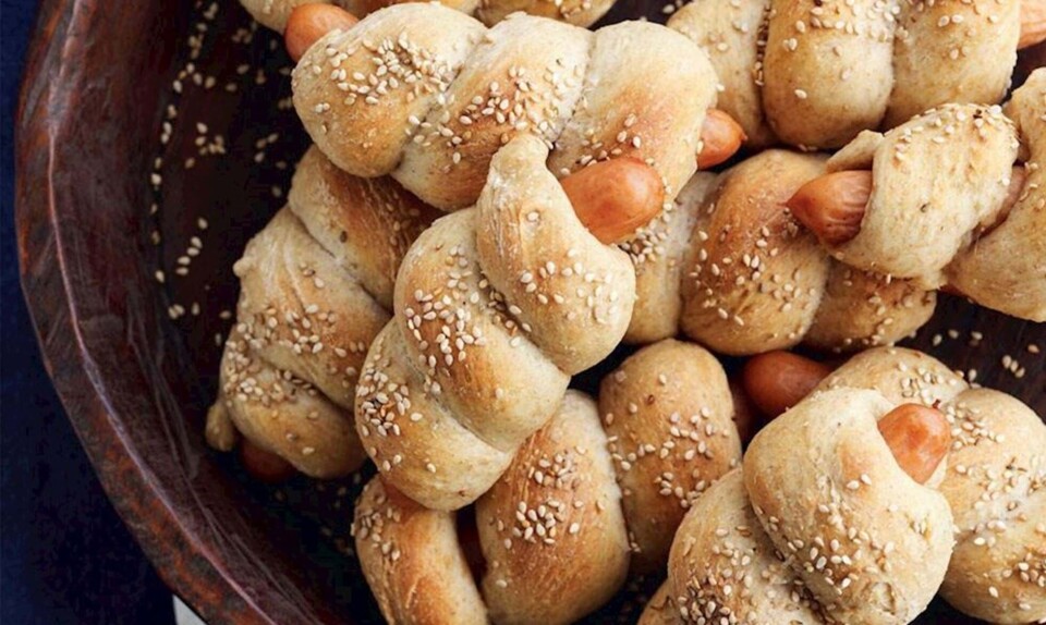 Pølsehorn med fuldkorn