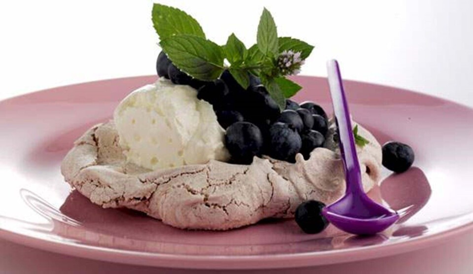 Opskrift på chokolademarengs med tyk yoghurt