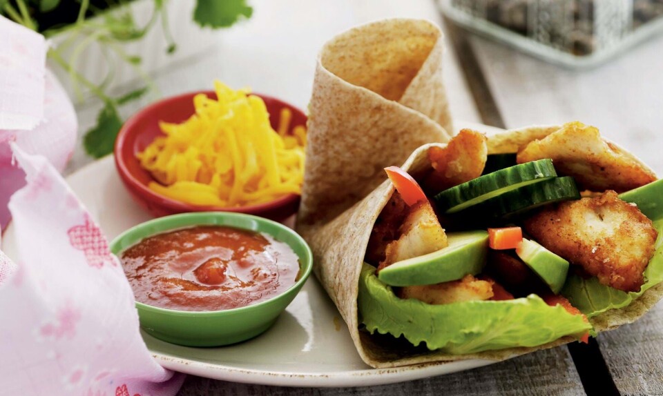 Tortillawraps med kylling