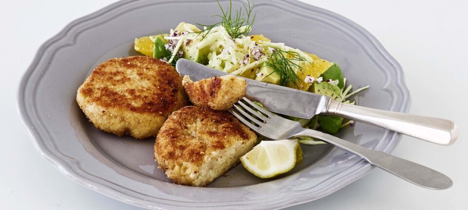 Lækker grøn aftensmad: Selleribøf med hvidkålssalat