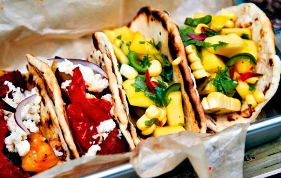 Hjemmelavede tacos med 2 slags fyld