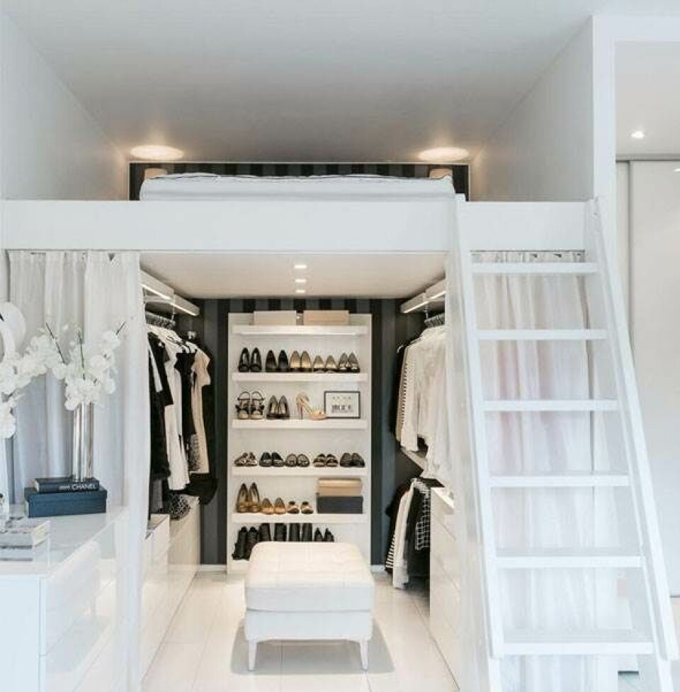 Walk in closet – 10 inspirerende løsninger til din garderobe