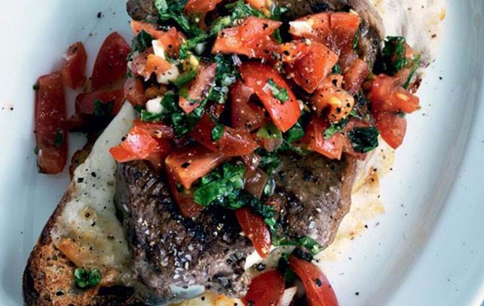 Lækker steak sandwich