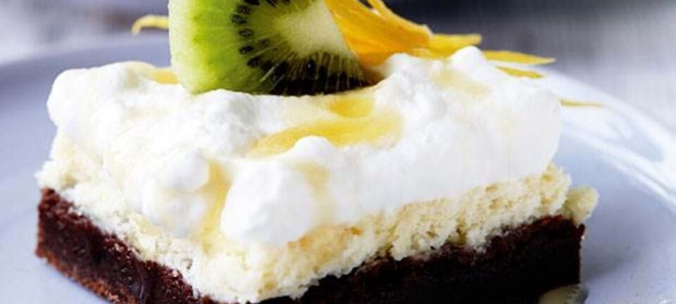 Lækker brownie-cheese-cake