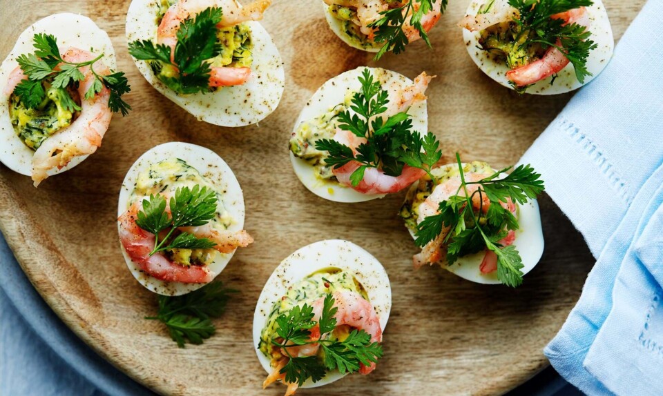 Mimoseæg eller deviled eggs
