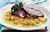 Pandestegt bøg med cremede bouillonkartofler
