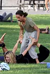 Heidi Klum dyrker yoga