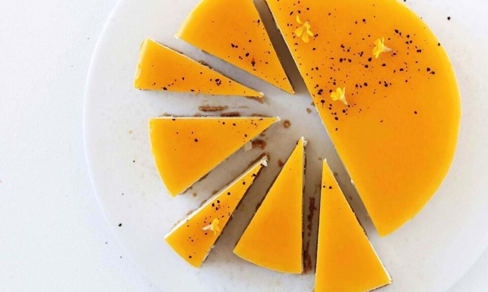 Cheesecake med passionsfrugt