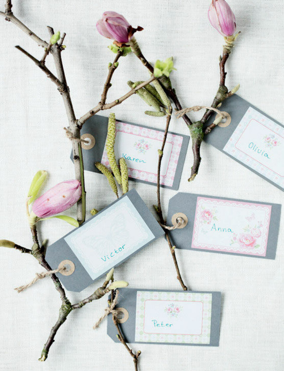 Bordkort konfirmation eller fødselsdag