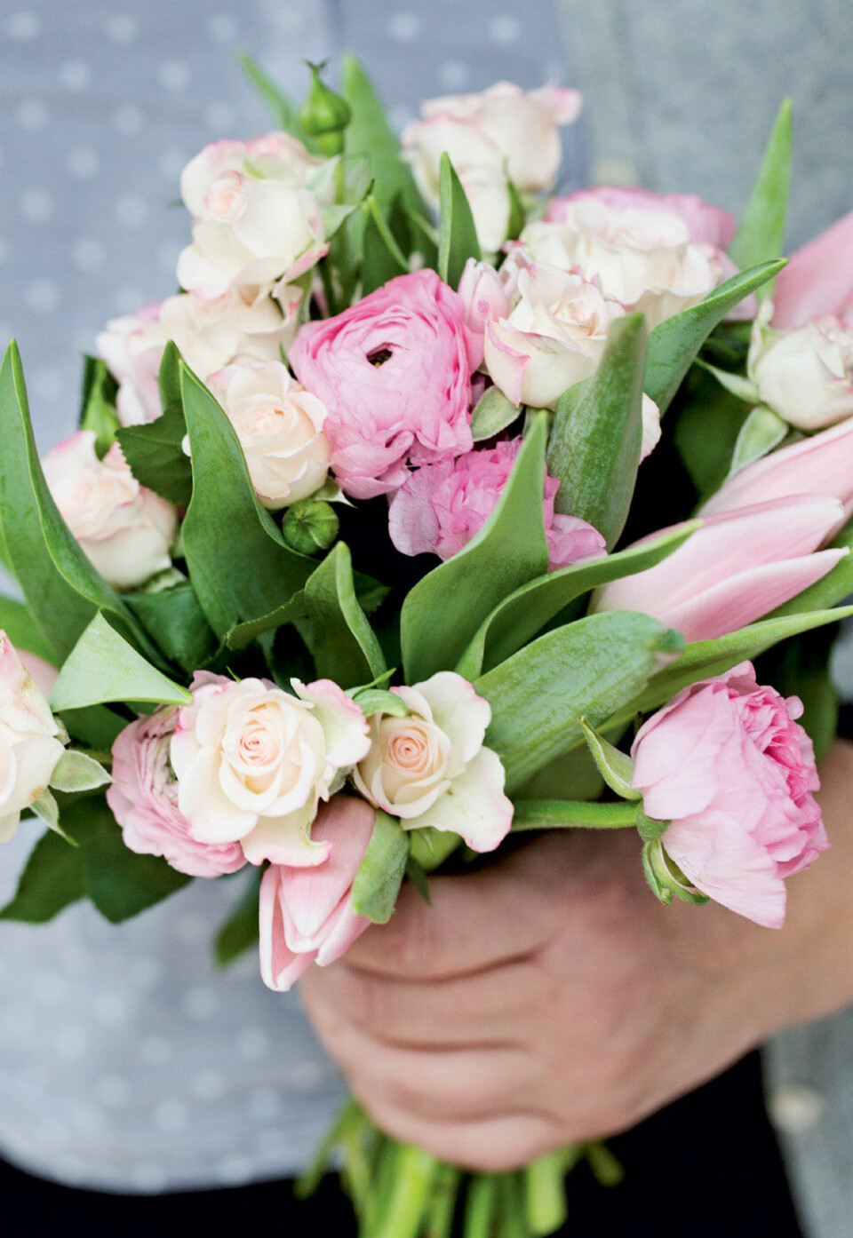 Borddekoration buket konfirmation eller fødselsdag