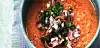 Let og lækker sommermad: gazpacho og asparges med ricotta