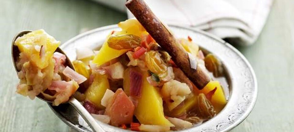 Chutney med æble og mango