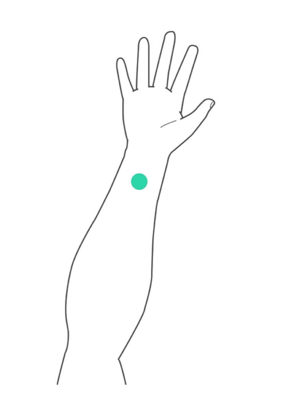 gravid kvalme akupressur arm