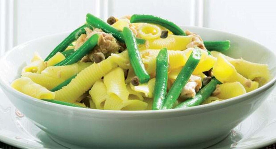 Pasta med tun og kapers