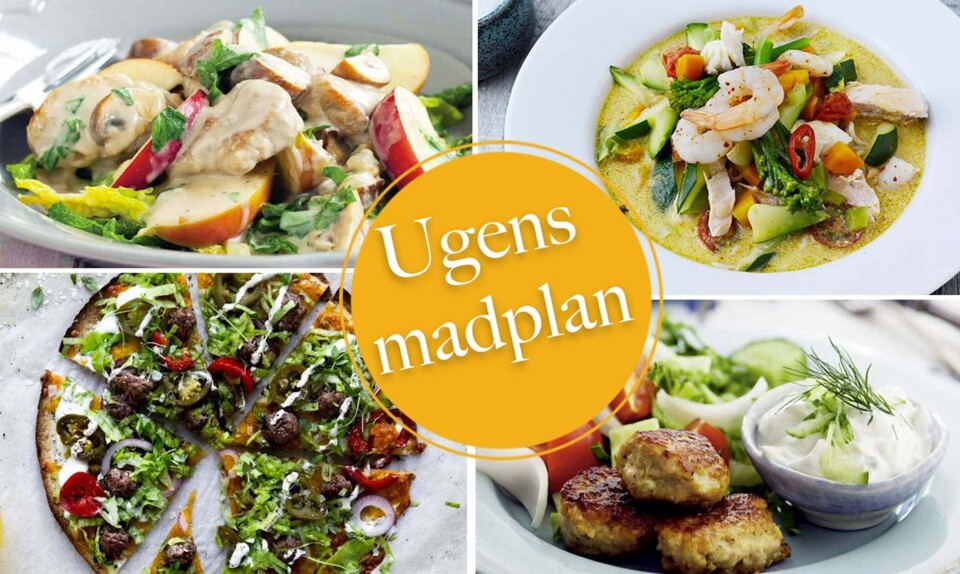 Madplan med nem aftensmad