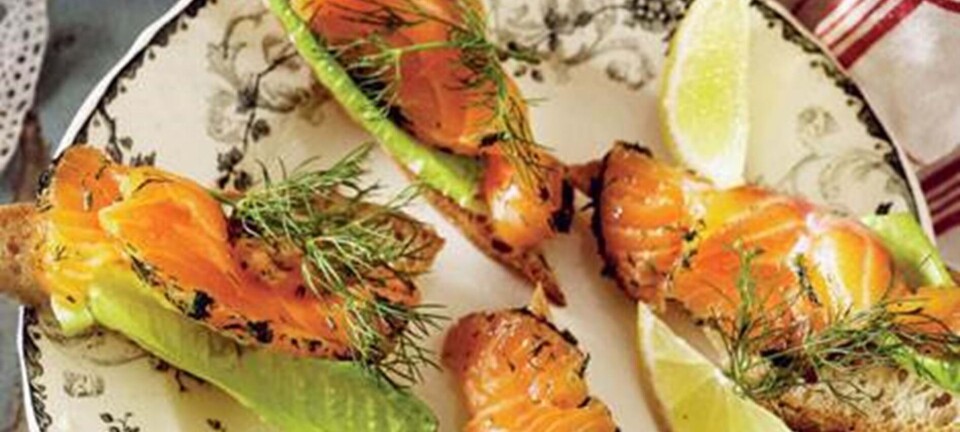 Gravad laks med hjemmelavet rævesauce