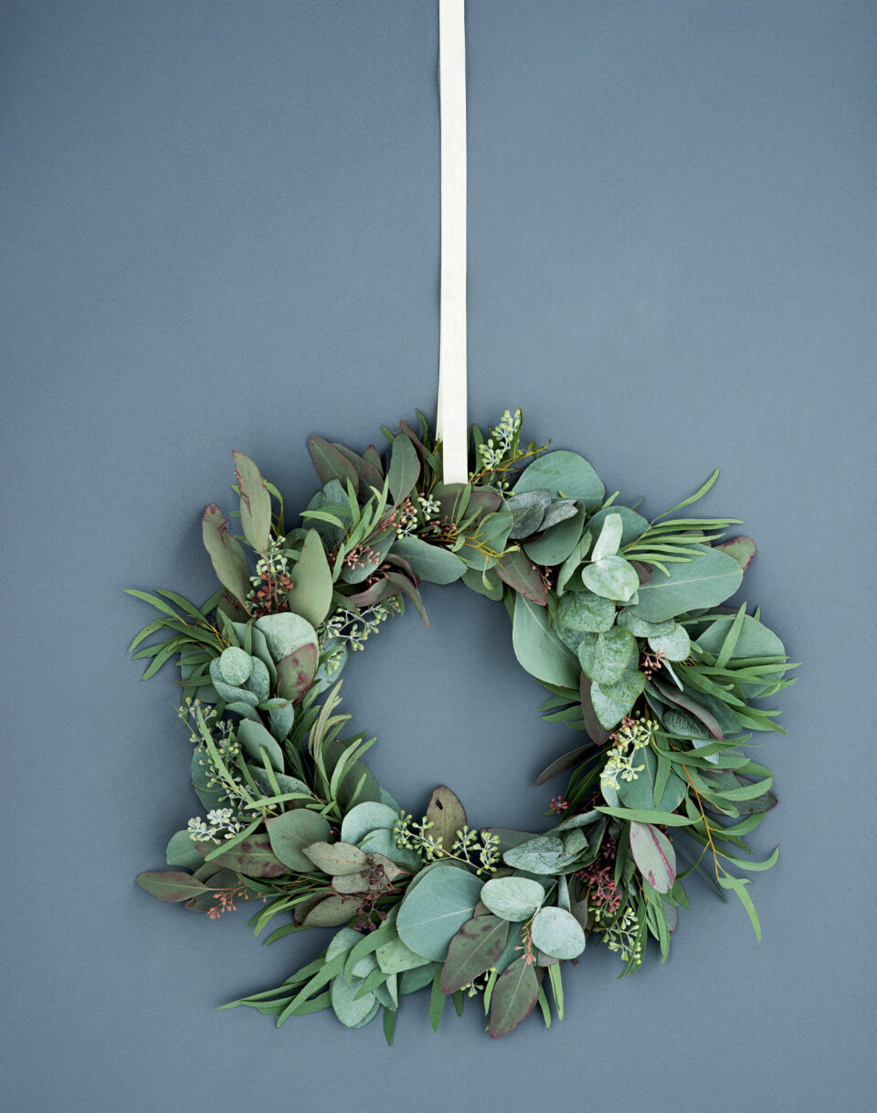 Dørkrans med eukalyptus