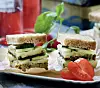 Kartoffelsandwich med olivencreme