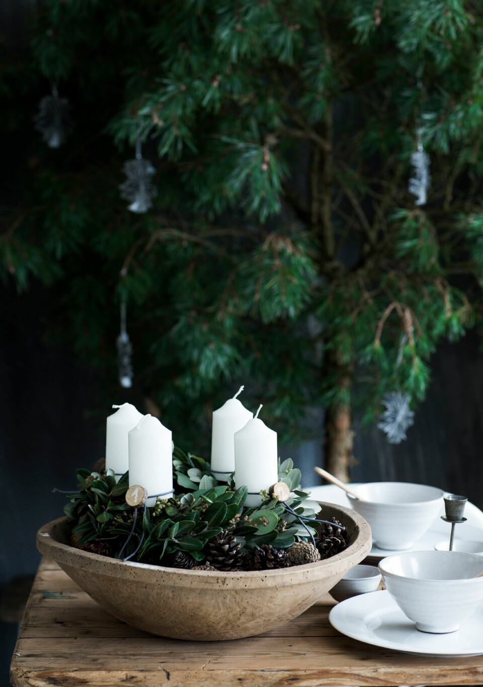 En skål fyldt med advent