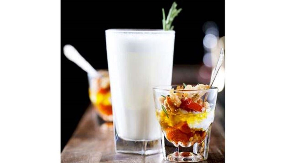Opskrift på tomat-tiramisu og cheesy rosemary