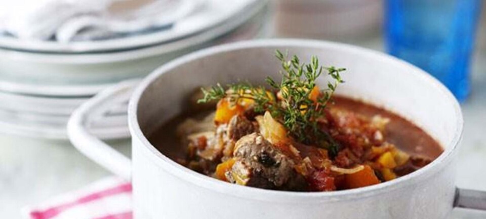 Kalvegryde med øl og æbler