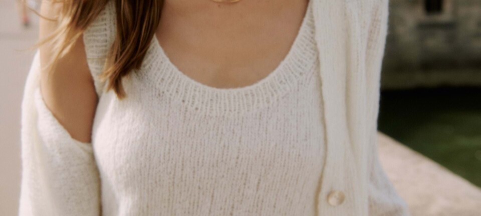 Strik nemt selv den fineste top med rund hals