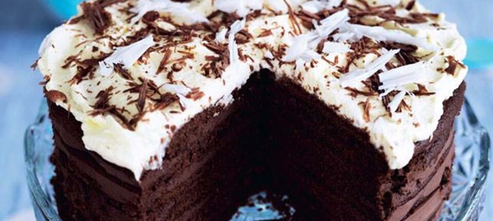 Dobbelt op chokoladelagkage