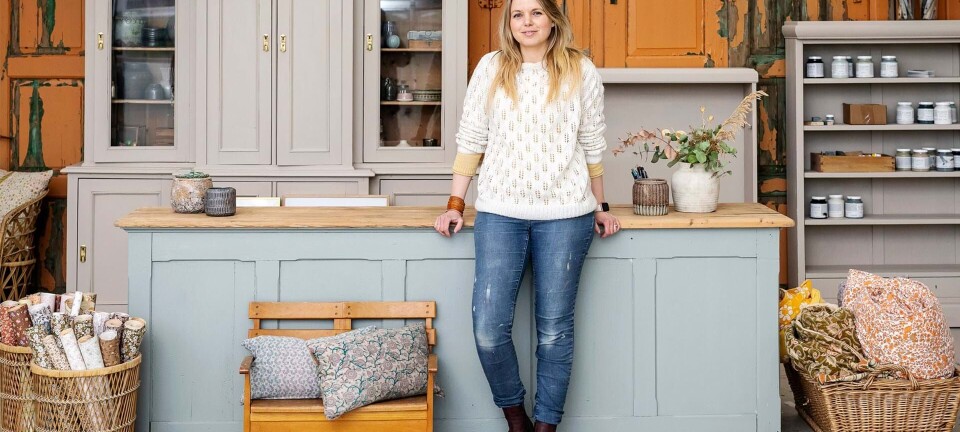 Kathrine troede, hun skulle have en akademisk karriere, men kærligheden til mølædte møbler tog over