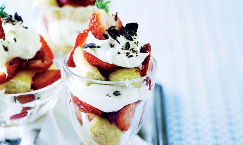 Jordbærtiramisu