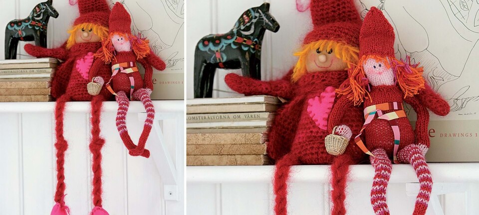 Strikkede og hæklede nisser